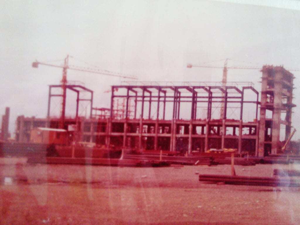 Paper Machine Building in Puerto Dejada Colombia 1983