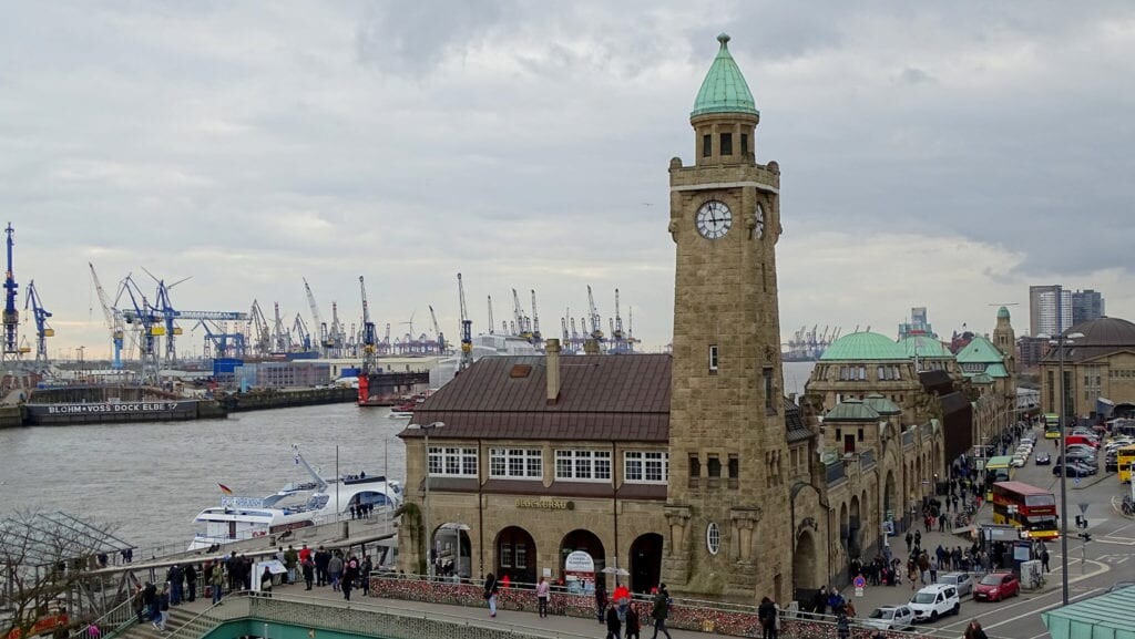 Hamburg with port