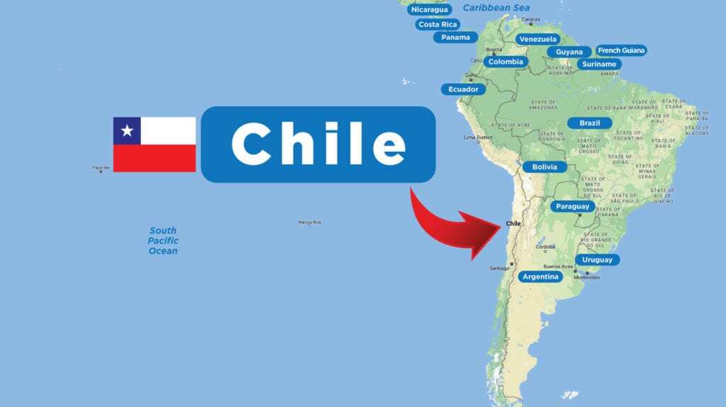 Map of Chile