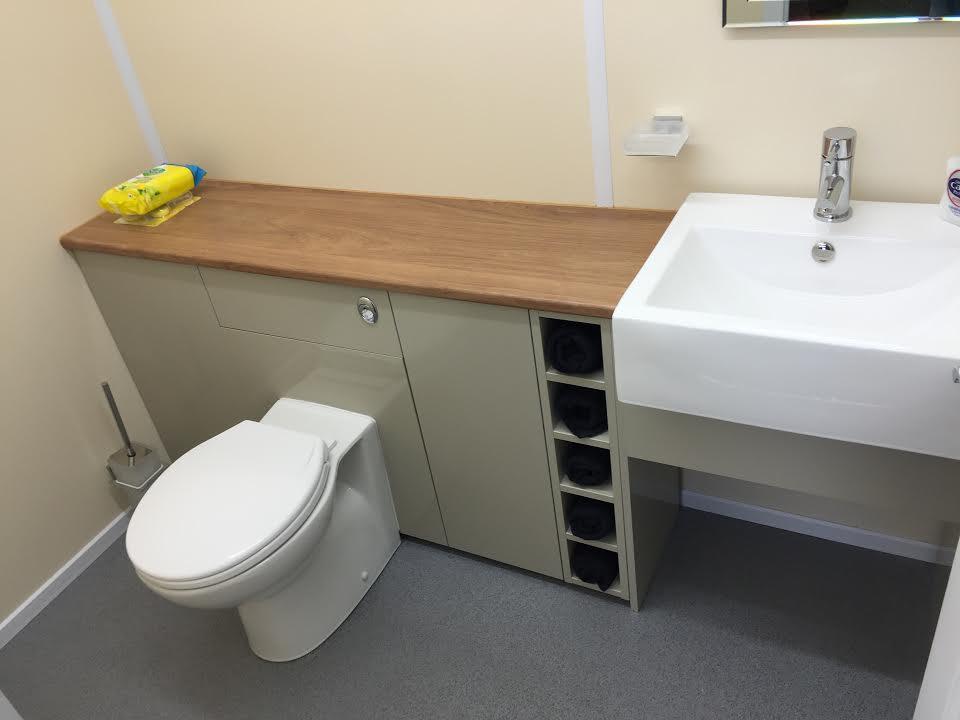 Picture for the high end internal 20ft office with toilet