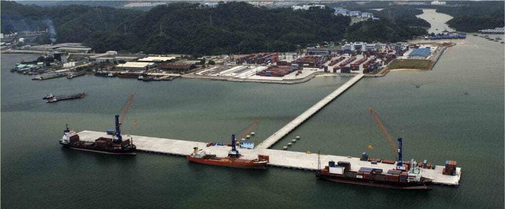 AML Shipping's vessel FC No 5 alongside Kota Kinabalu Sepanggar port