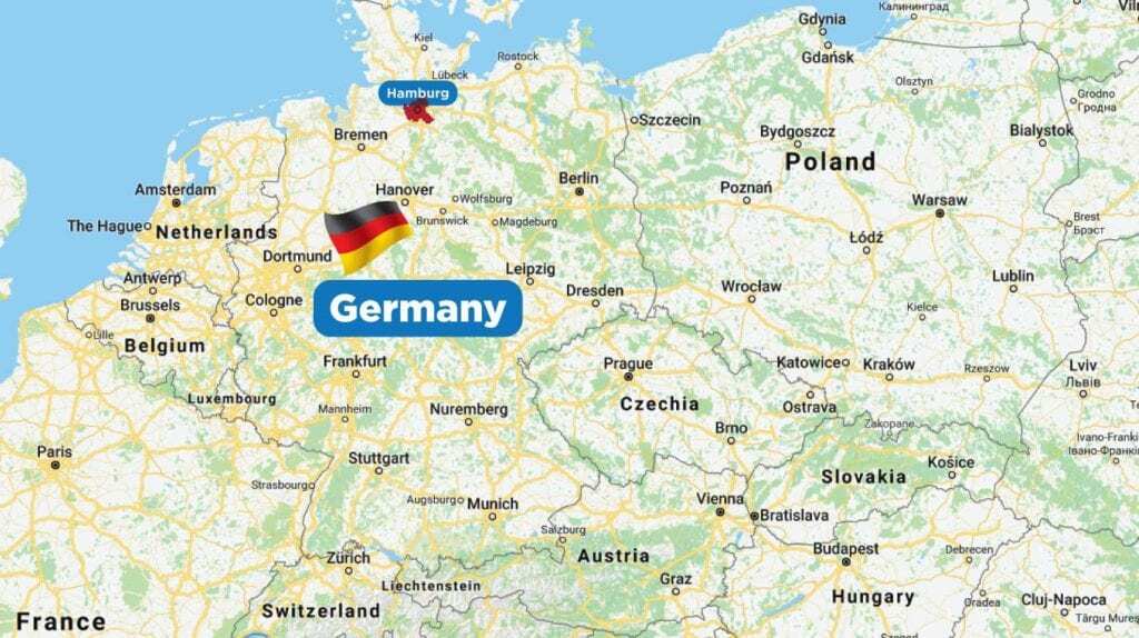 Map of Germany