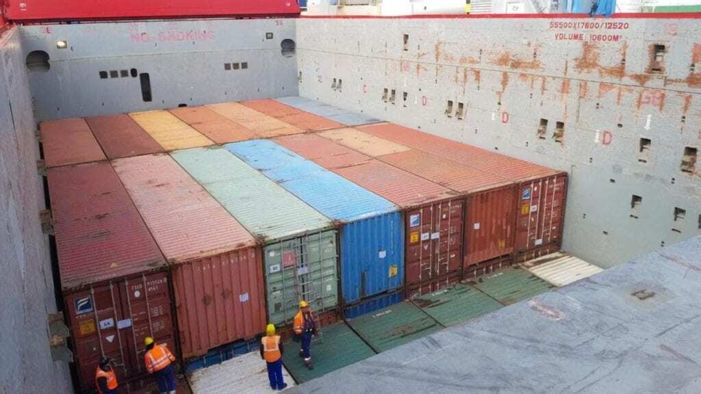 Containers to North Africa