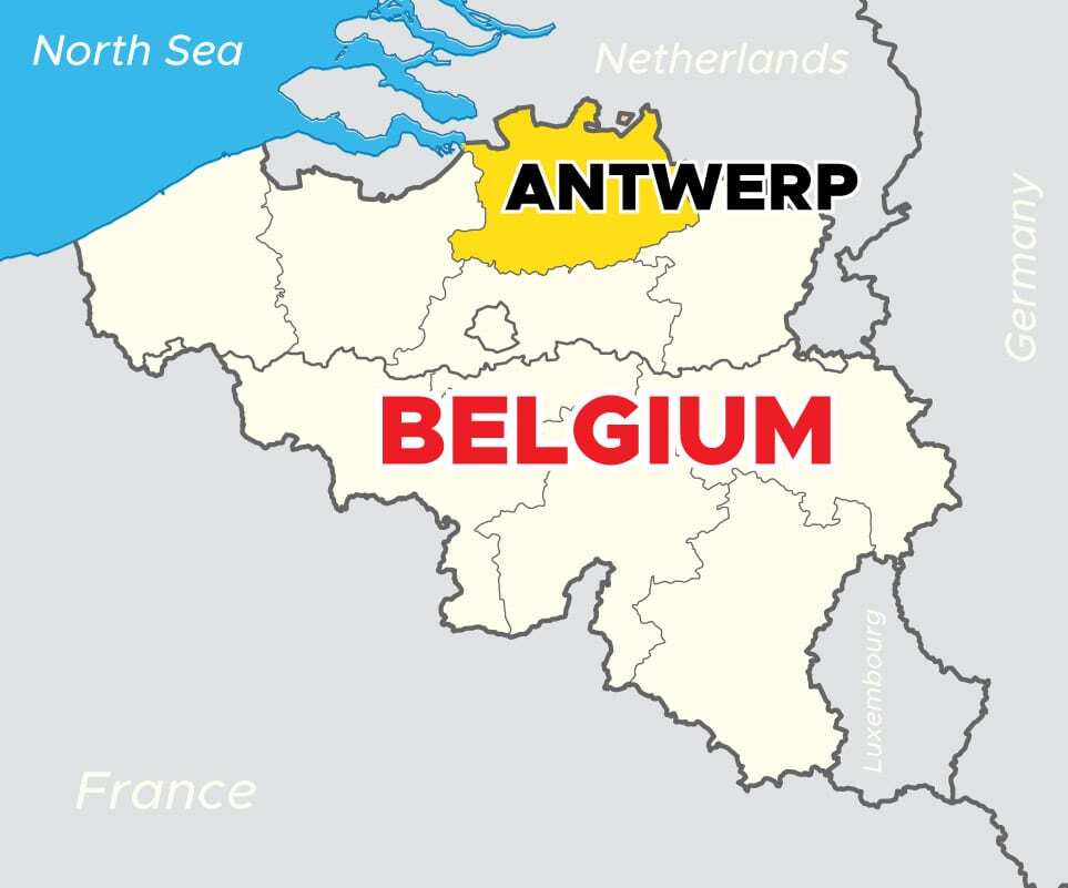 Belgium-showing-where-is-Antwerp