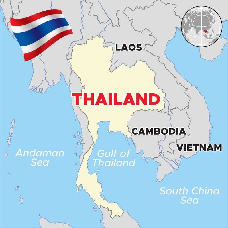 Thailand-Map