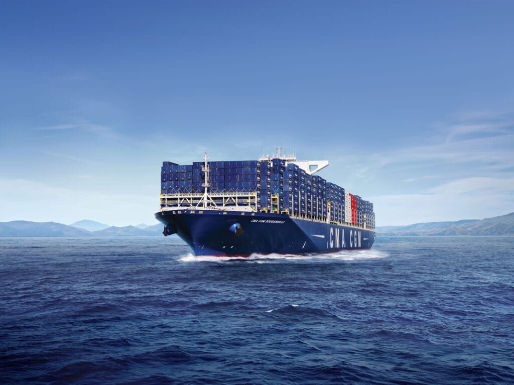 CMA CGM Travel by Container Ship