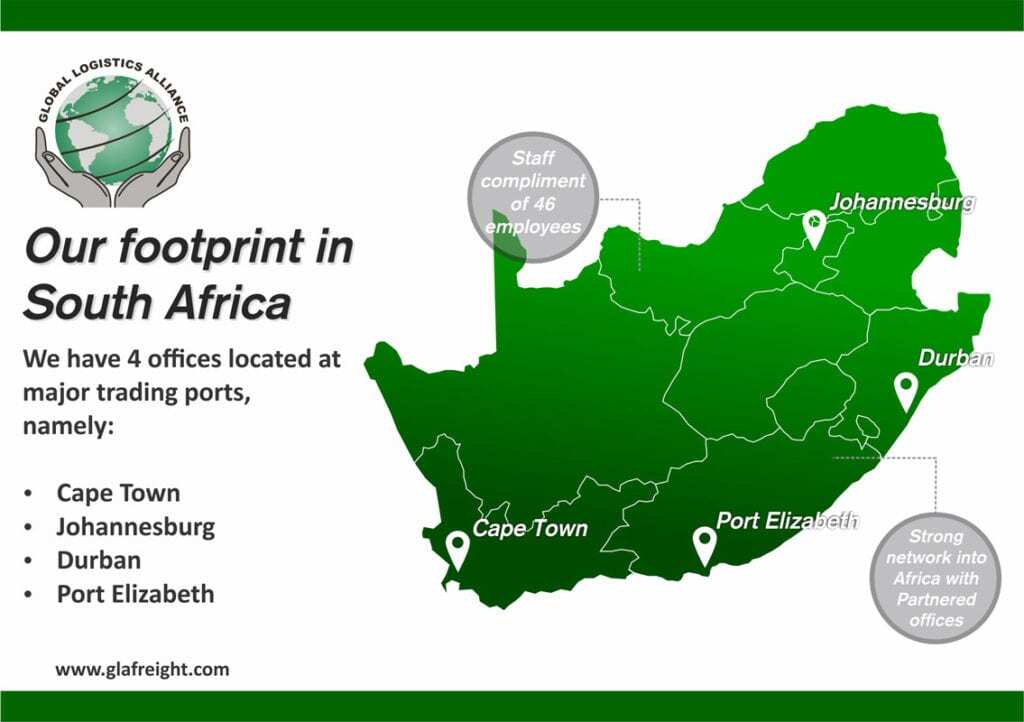 GLA Footprint in South Africa