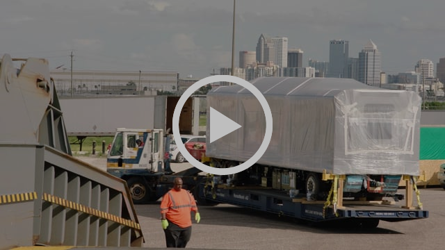 Port Tampa Bay TPA Trains Arrival