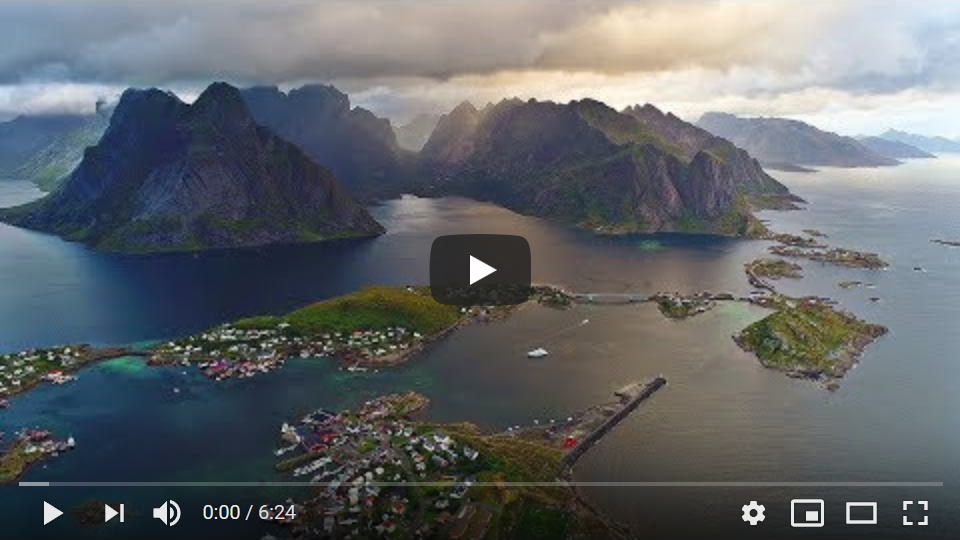 Beautiful Lofoten (Norway / Arctic Circle) AERIAL DRONE 4K VIDEO