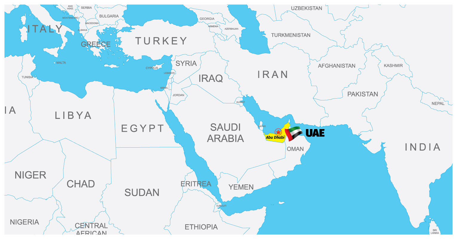 UAE-Abu-Dhabi Map