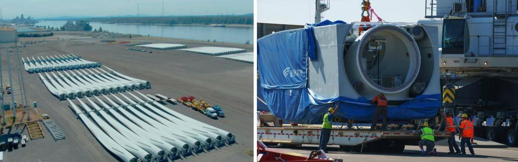 Port of Vancouver USA Receives Longest Wind Blades