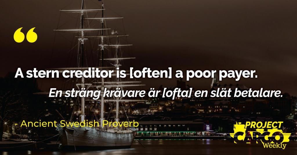 Proverb of the week
