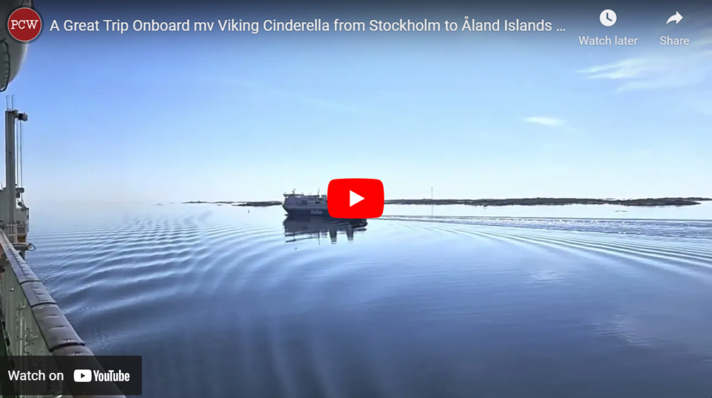 A Great Trip Onboard mv Viking Cinderella from Stockholm to Åland Islands