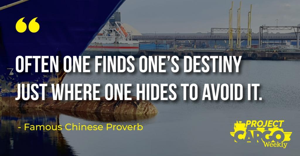 Often one finds one’s destiny just where one hides to avoid it.