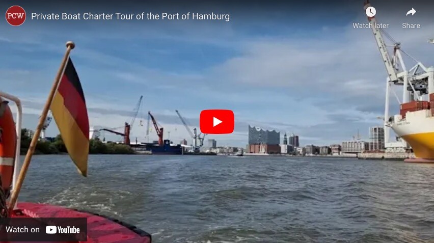Video: Private Boat Charter Tour of the Port of Hamburg