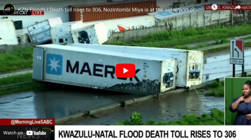 KZN Floods I Death toll rises to 306, Nozintombi Miya is at the old airport precinct near Umlazi
