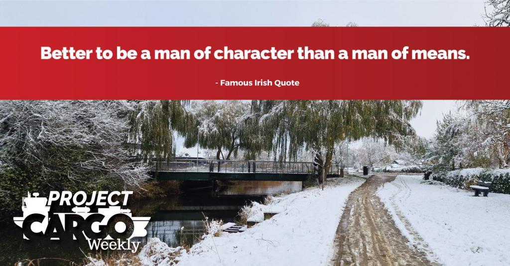 Better to be a man of character than a man of means.