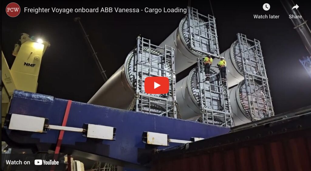 Freighter Voyage Onboard ABB Vanessa from Sines, Portugal to Soma, Japan